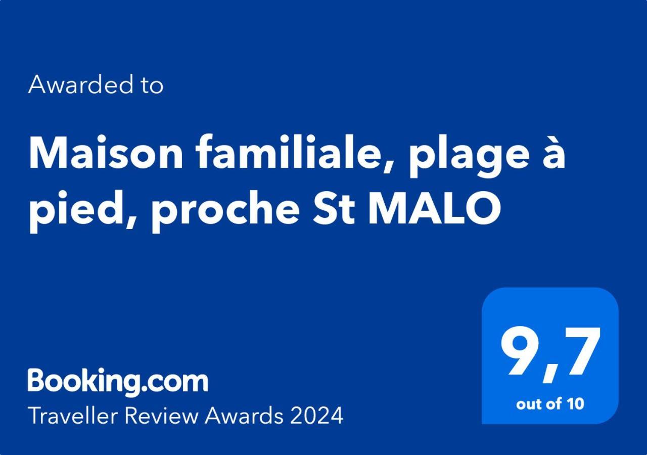 Maison Familiale, Plage A Pied, Proche St Malo Сен-Кулом Экстерьер фото